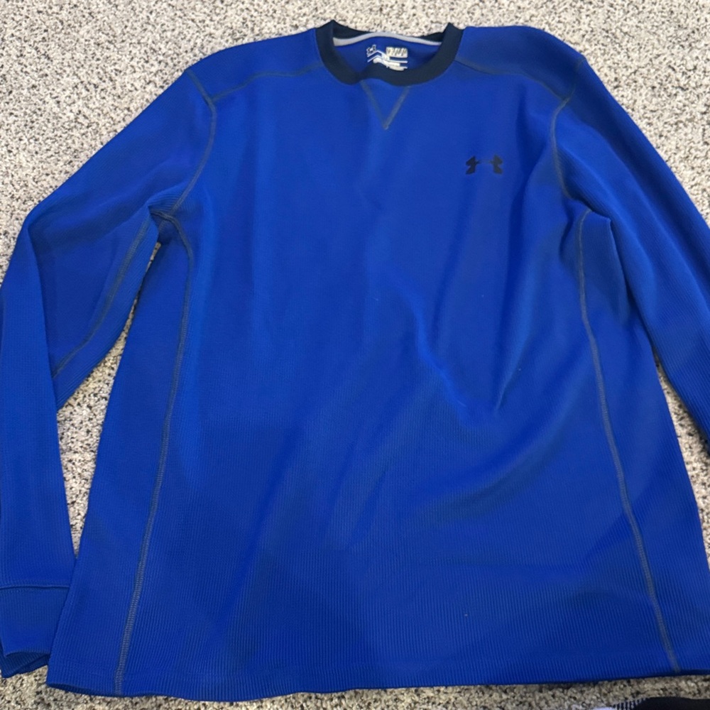 Under Armour Royal Blue Crew Neck Shirt